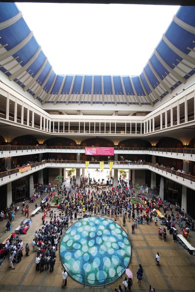 Opening Day of 2020 Legislature demonstration in the rotunda.