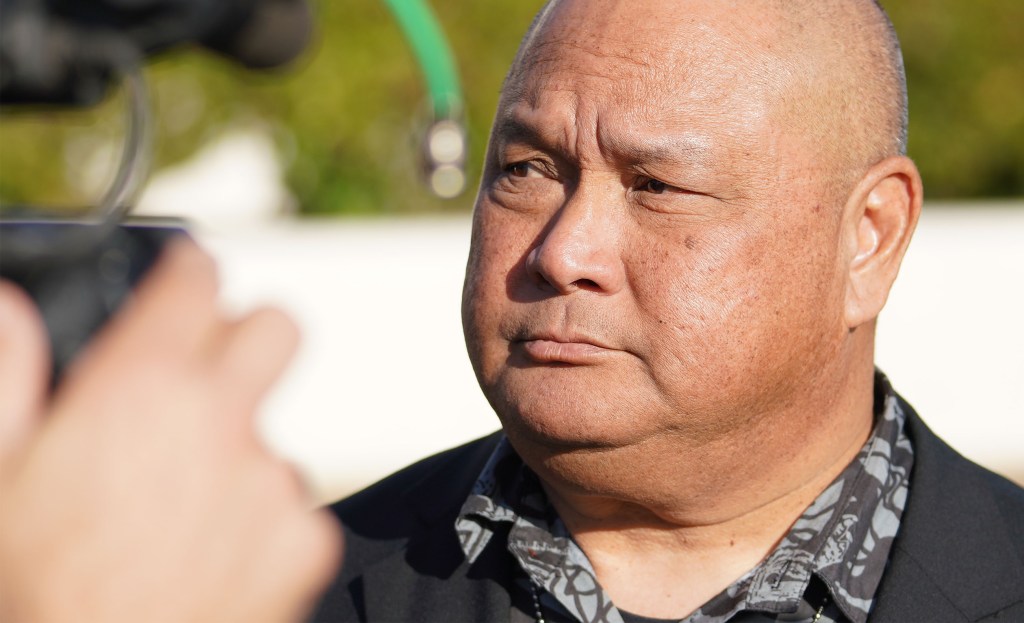 State of Hawaii Organization of Police Officers SHOPO President Malcolm Lutu.
