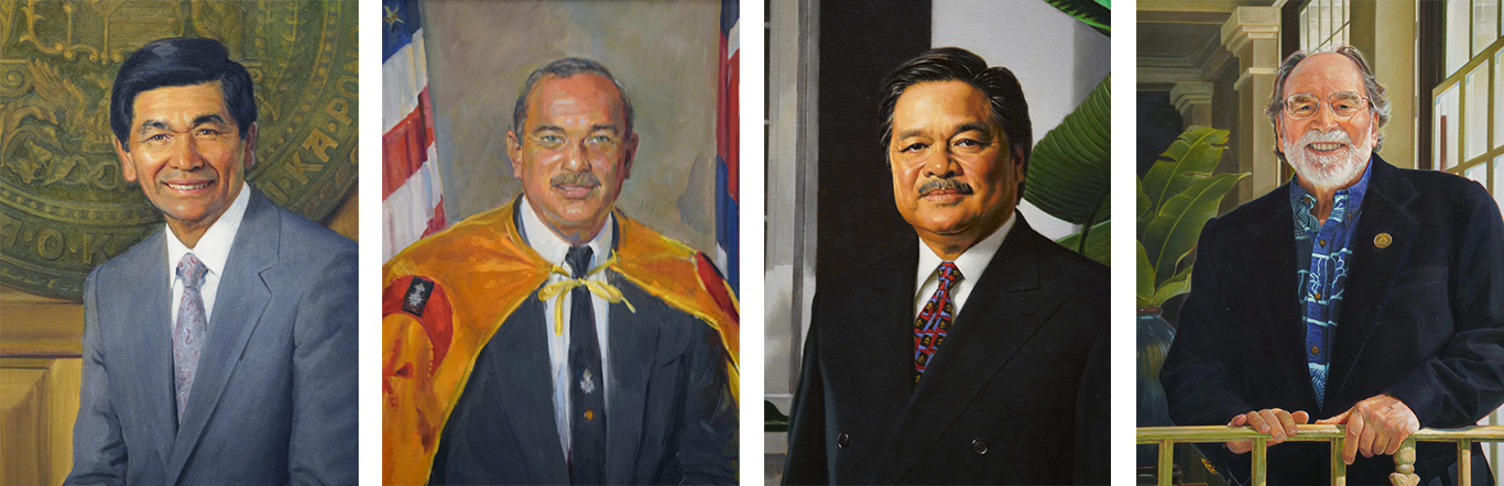 Four Governors Portraits Paintings Capitol