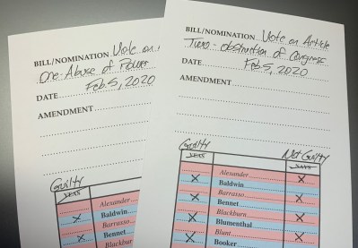 Impeachment: Hawaii Senators Cast Their Votes Against The President