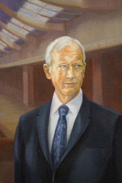 Painted Portrait of Governor John Burns.
