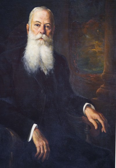 Painted Portrait of Governor Sanford Dole.