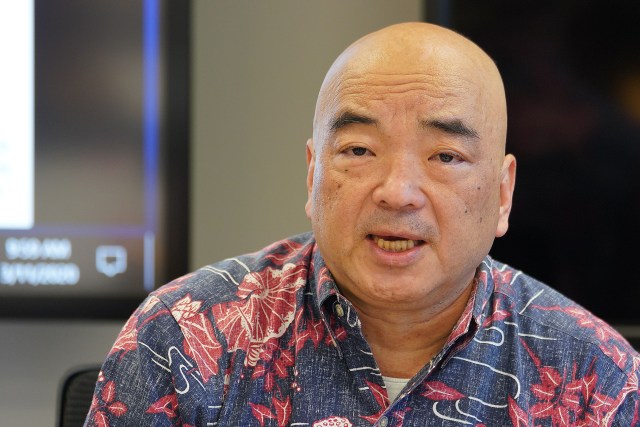 Curt Kawafuchi Chair on Council on Revenues during meeting.