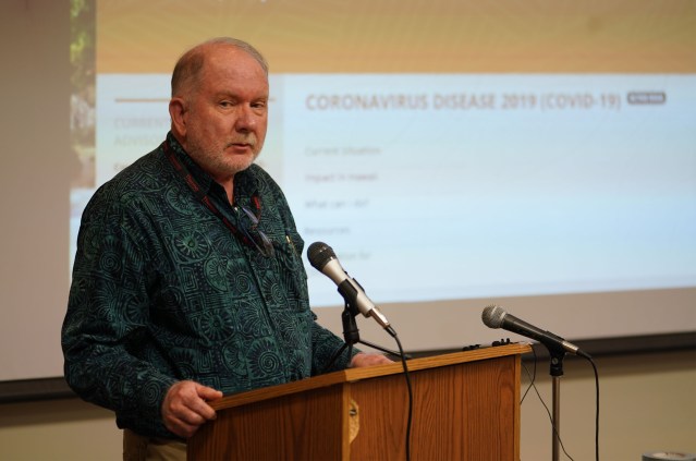 Lab Director, Edward Desmond, Ph.D. at the Dept of Health Public Health Environmental Laboratories. Dr. Desmond shared about the process of testing for COVID-19 Coronavirus.