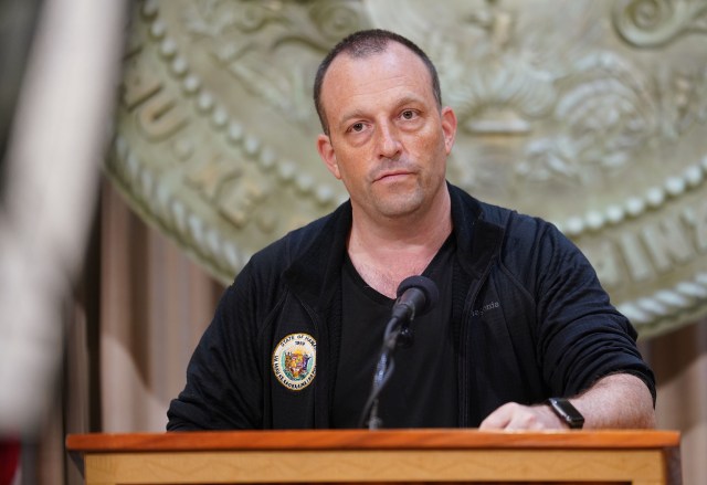 Lt Governor Josh Green speaks during Coronavirus COVID19 press conference. April 8, 2020