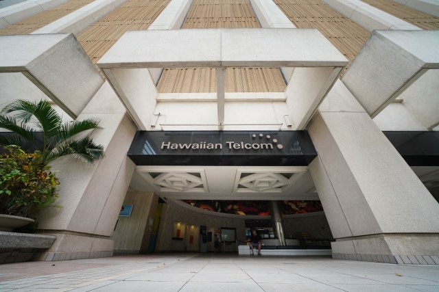 Hawaiian Telcom building located on Bishop Street.