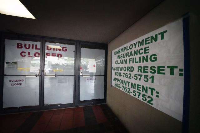 Unemployment Insurance office located at the Princess Ruth Keelikolani Building . DLIR