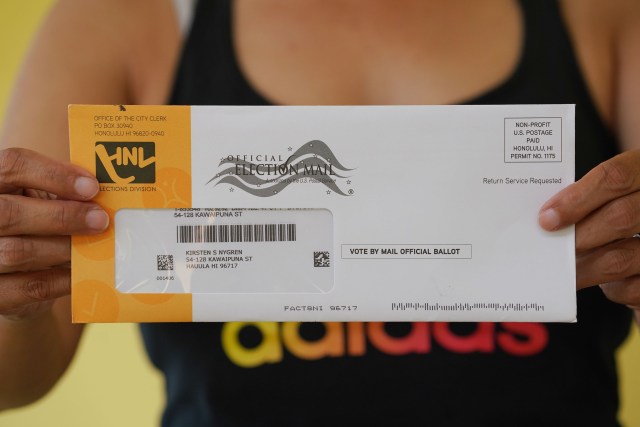 Kirsten Nygren, 54-128 Kawaipuna Street. 3 of 4 ballots that arrived at this residence although they do not currently live there now.