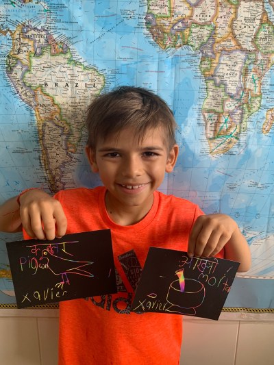 Xavier Malji, distance learning, school, education, Manoa Elementary, New Classroom