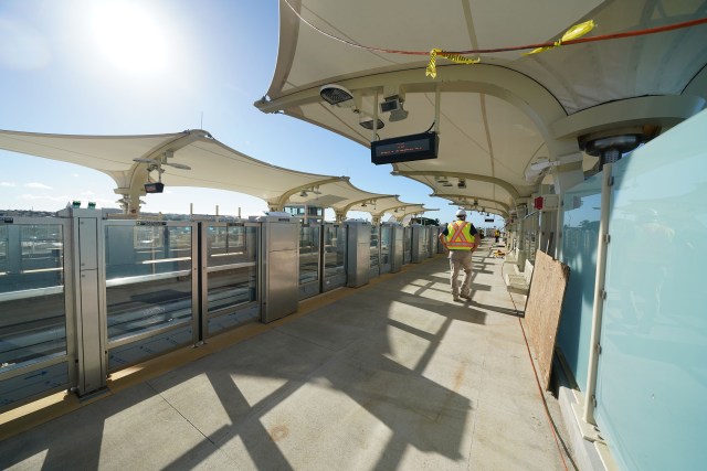 Aloha Stadium rail station.