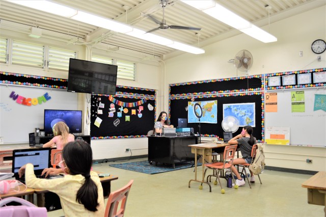 Kaneohe El, student, classroom, distance learning, education, school