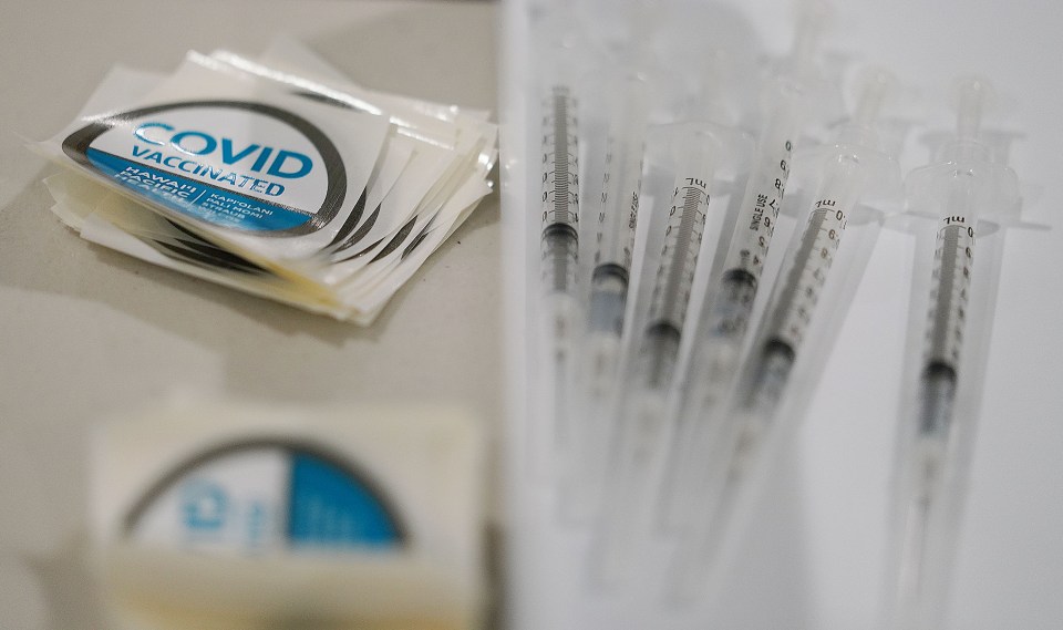 Hawaii Pacific Health COVID-19 vaccinations held at Pier 2.