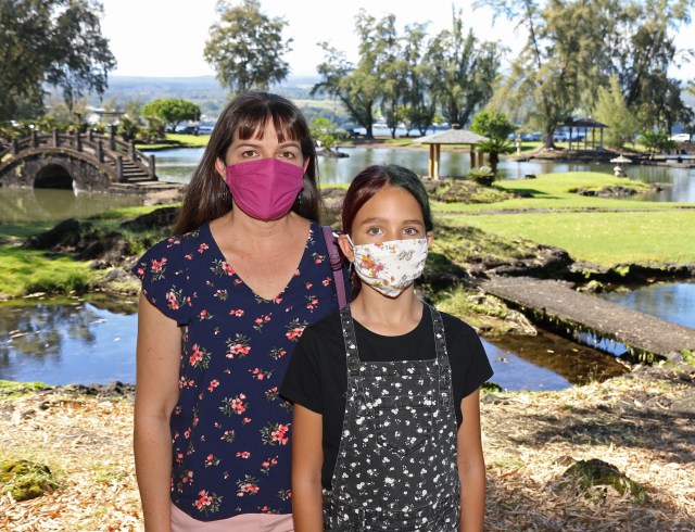 Ren Woods with her daughter Elsa Rye Schubert, age 9. Photo: Tim Wright