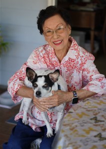 Hawaii politician Pat Saiki at her residence.