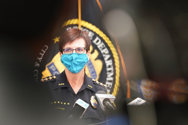Honolulu Police Chief Susan Ballard. April 15, 2021