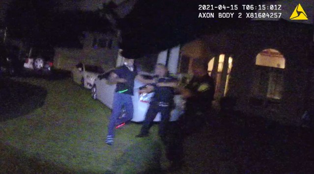 Lindani Myeni HPD Honolulu police shooting screenshot from body camera video