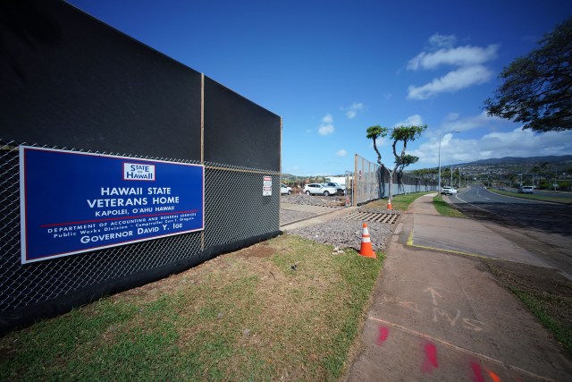 Hawaii State Veterans Home construction located in Kapolei, West Oahu.