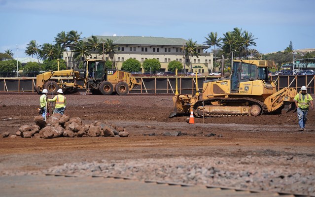 Hawaii State Veterans Home construction located in Kapolei.