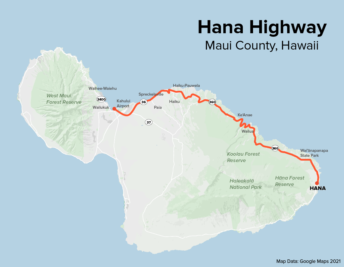 Hana Highway Road to Hana