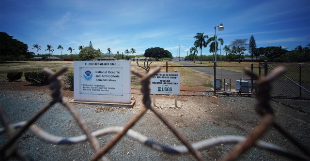 Pacific Tsunami Warning Center located at 91-270 Fort Weaver Road.