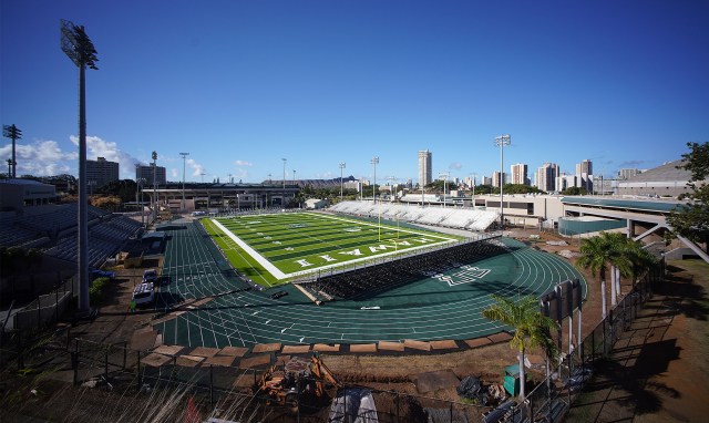 UH Manoa Football field.
