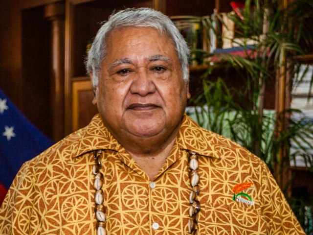 Former Samoan Prime Minister Tuilaepa Aiono Sailele Malielegaoi