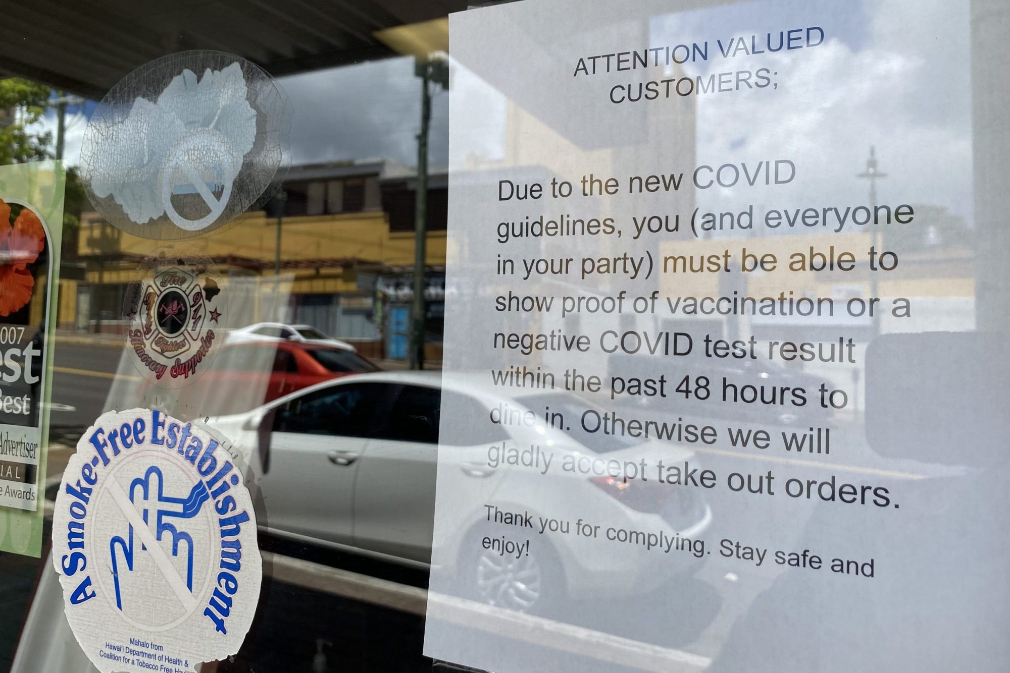 Kim Chee II Vaccine Mandate Sign