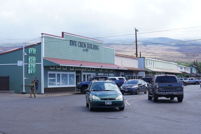 RWH Chen Building located in downtown Kaunakakai, Molokai.