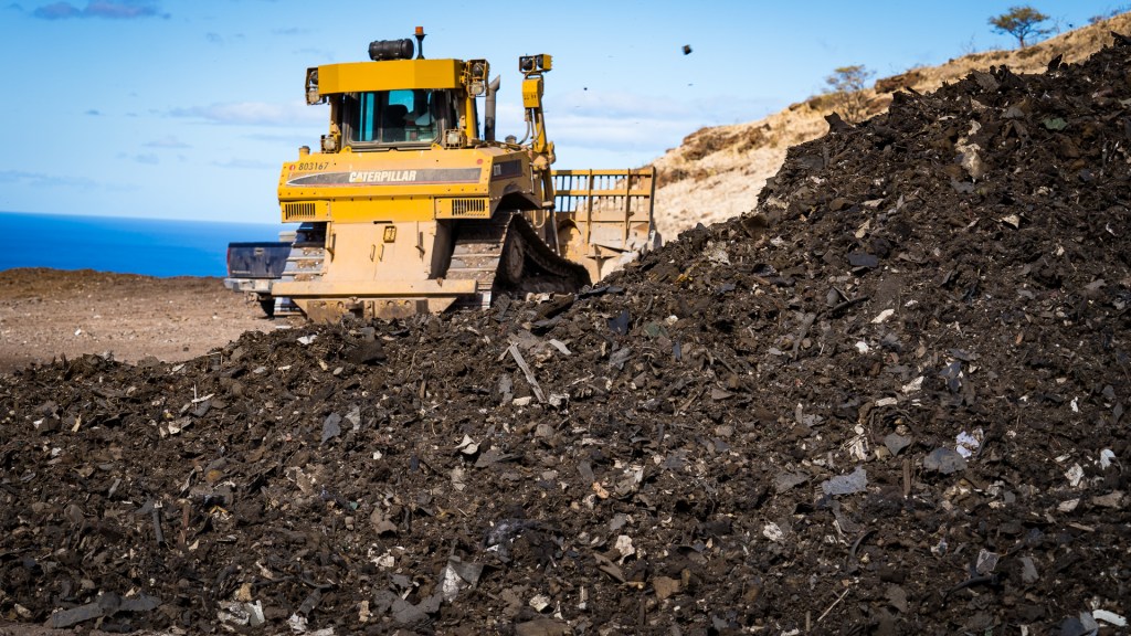 Waimanalo Gulch Sanitary Landfill Dirt Truck