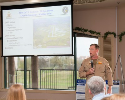 Navy Capt. Erik Spitzer sent a message to military families on Monday afternoon suggesting the water is fine. Residents say he's wrong.
