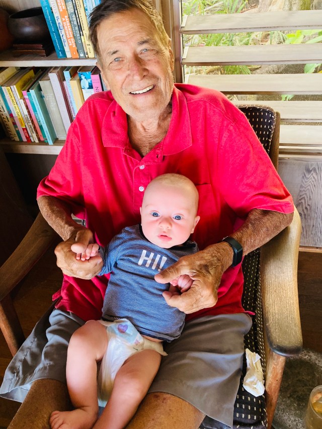 Bob Jones, death, grandson, Miles, Denby Fawcett husband