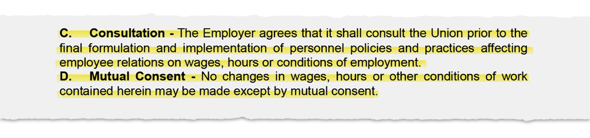 Clipping of SHOPO 2021 contract pg17