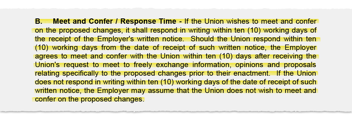 Clipping of SHOPO 2021 contract pg25
