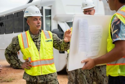 Rear Adm. John Korka, commander, Naval Facilities Engineering Systems Command (NAVFAC), said displaced military families could return to their homes as early as the first week of January.