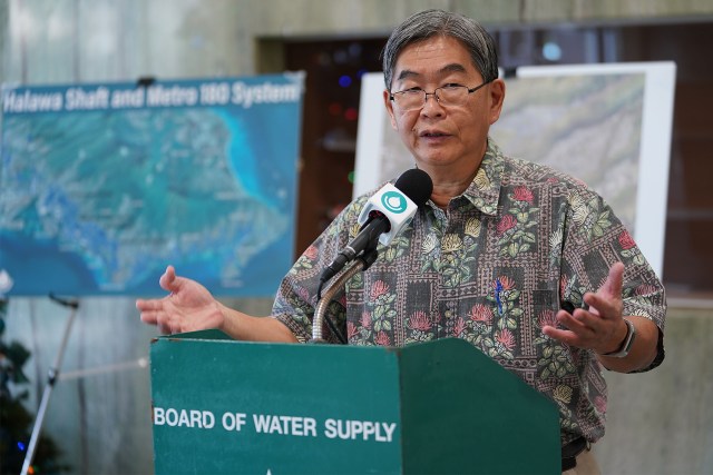 Board of Water Supply Manager and Chief Engineer Ernie Lau fuel leak v2