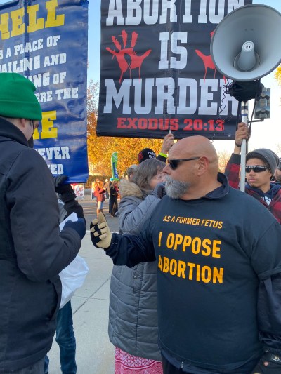 Supreme Court rally abortion rights Roe v. Wade Mississippi