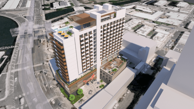 Ikenakea Development proposed to build a 15-story hotel in Chinatown.