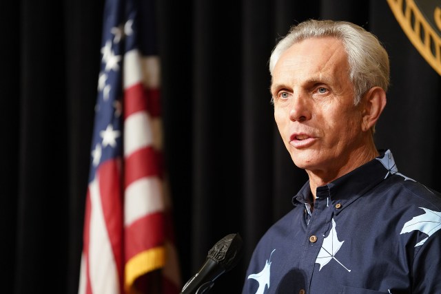 Honolulu Mayor Blangiardi press conference Hilton Raethel Covid restrictions