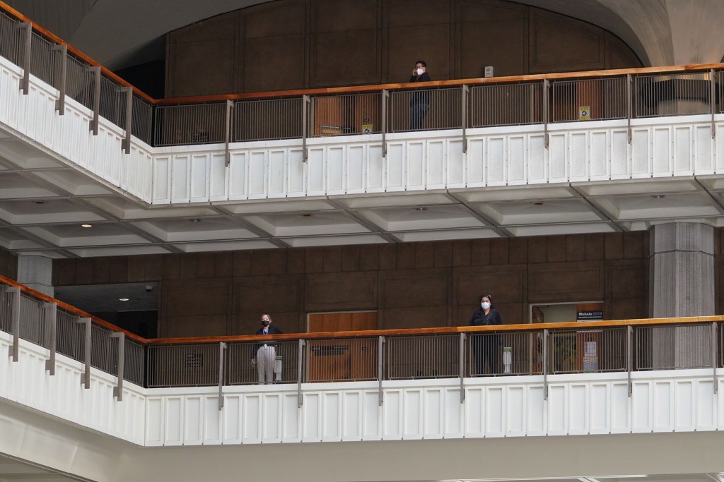 Capitol closed to the public due to Covid-19 concerns in 2022.