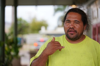 President of the Molokai Hunting Club Justin Luafalemana.