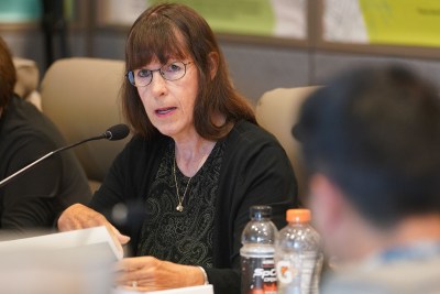 HART Board Member Natalie Iwasa during board meeting held at Alii Place.