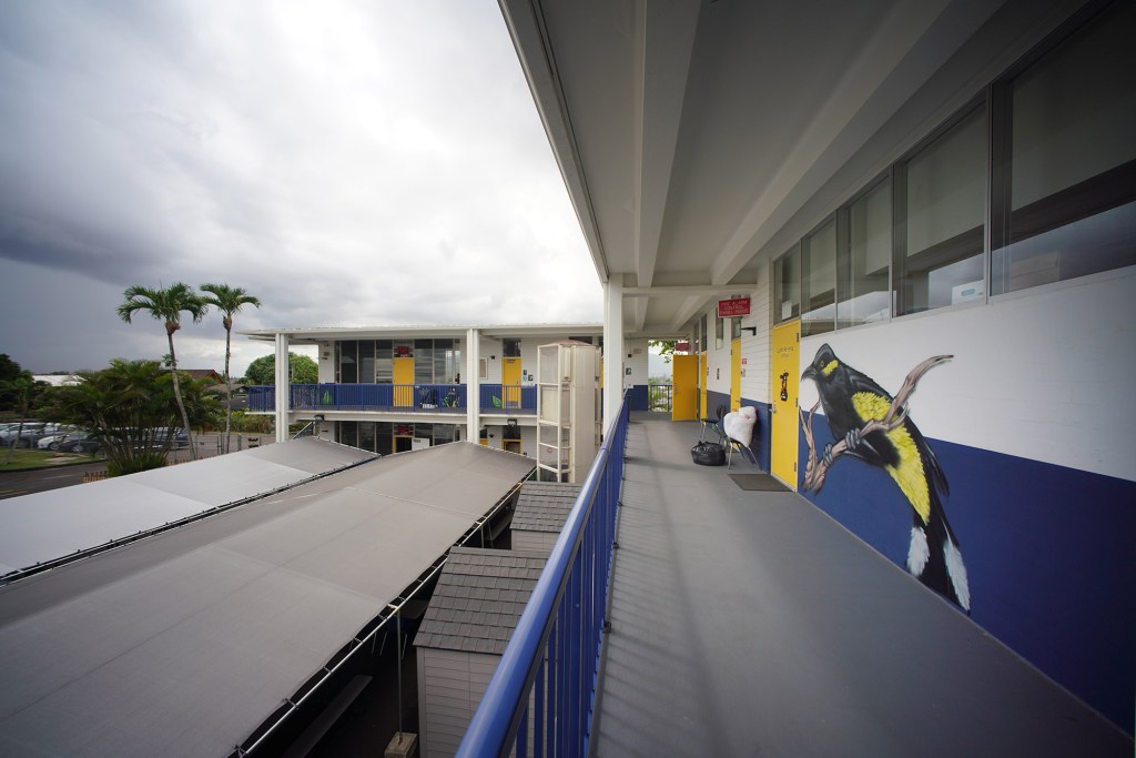 Kamalani Academy charter school located in Wahiawa. Grade levels are from kindergarten thru 8th grade..