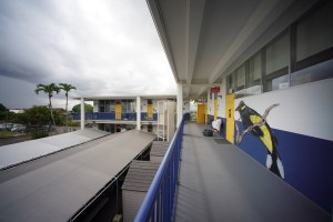 Kamalani Academy charter school located in Wahiawa. Grade levels are from kindergarten thru 8th grade..