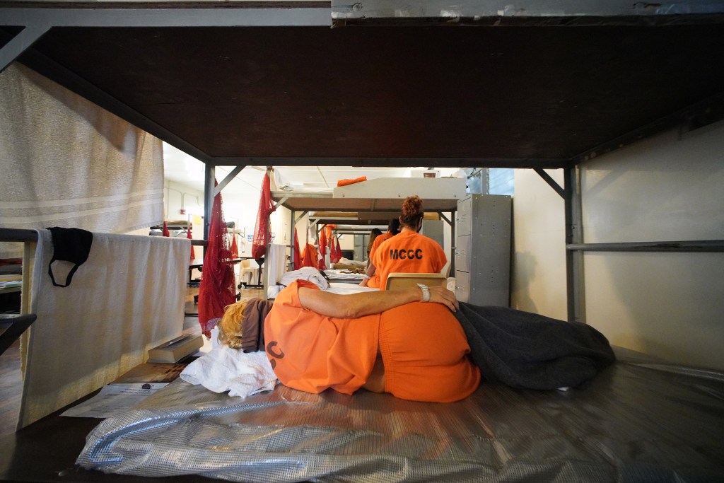 Female inmates at the Maui Community Correctional Center.