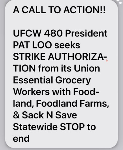 UFCW grocery workers strike