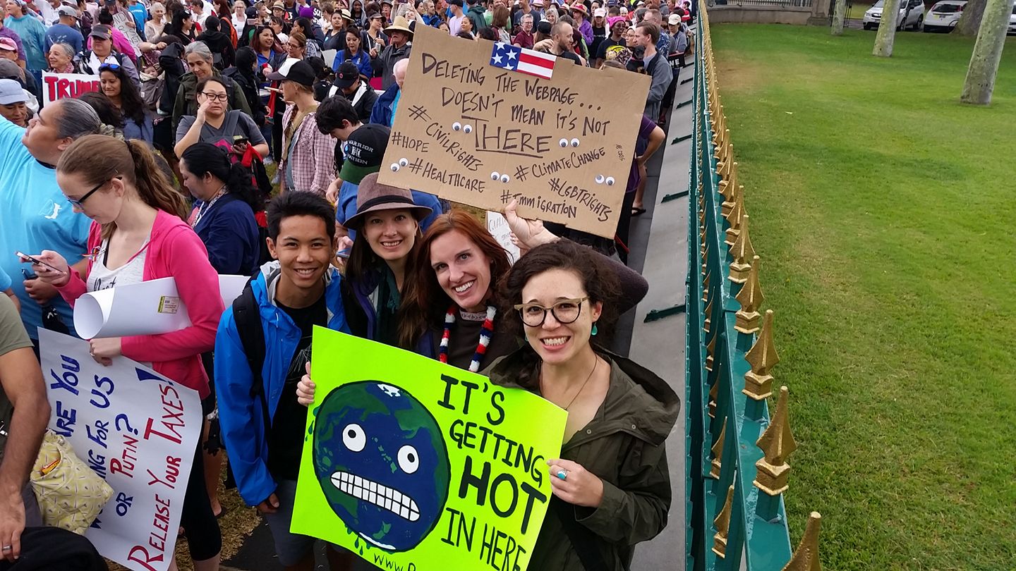Victoria Keener Climate Protests 2017