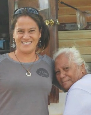 Earline Lanning, left, with her mother Lynette Kuhaulua-Lanning. Kuhaulua-Lanning, 72, died of injuries she suffered in a head-on crash on Kauai. Her daughter said the $20,000 settlement in the case was "a slap in the face" for the family. (Photo courtesy Earline Lanning)