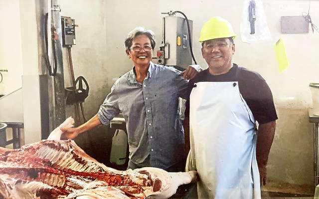 Amy and Glenn Shinsato ran a successful hog farm with their own slaughterhouse. 