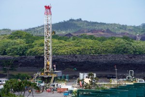Puna Geothermal Venture drilling rig District Big Island energy alternative PGV power separator machine