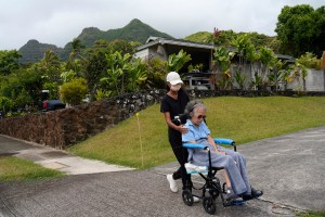 Certified nursing assistant Tennille Van Wagner Charlotte Takeya flexibility wheelchair breakfast shower cna kapuna elderly elder care
